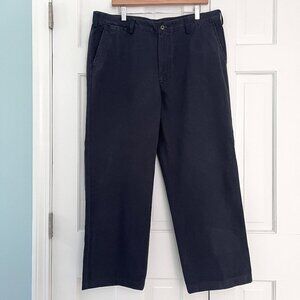 Nautica navy pure cotton chinos | hemmed